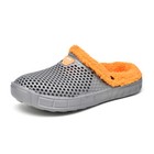 Men s Clogs Slippers Wide Warm Slip On House Indoor Outdoor Shoes Winter