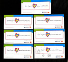 Lot Of 7 Usps Love Stamp Coloring Postcards Spread A Little Love