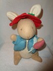 Bunny Tan Blue Coat Red Hat Carrot 9  Plush Eden Beatrix Potter Peter Rabbit