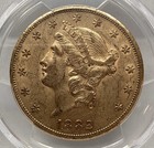 1882-cc  20 Gold Liberty Head Double Eagle Pcgs Au Detail Genuine Cleaned
