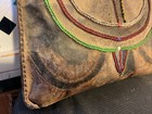 A Maasai Olbene Bag Made Of Hippopotamus Leather  colorful Bead Embellishments