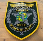 Police Indian River 3d Wood Routed Patch Sign Plaque Custom