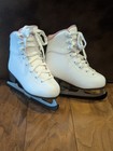Jackson Ultima Softskate Girls Figure Ice Skate  Size 12j  White pink