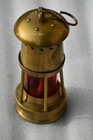 Vintage Brass Minor Lamp Antique Nautical Ship Lantern Boat Light Oil Lamp