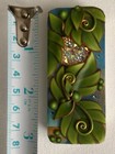 Green Garden Sewing Notion Needle Case Original Claybykim