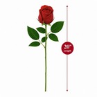 20  Artificial Faux Silk Red Rose Stem For Home Wedding Decor