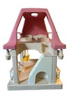 Vintage Little Tikes Grandma s Cottage Pink Roof Dollhouse With Swing And Figure