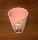 Ceramic Hand-painted Fachwerkhaus Pink Flower Vase   Planter 6 5  Tall - Germany