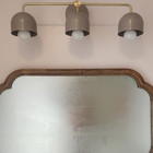 Vintage  1950s   1960s Mid-century Modern Vanity Light Fixture     26   