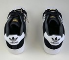 Superstar Xlg Junior Unisex Sneaker Youth Shoes Black   White Gold Charm Adidas