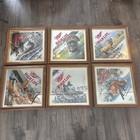 Miller High Life Beer Diamond Wildlife Series Mirror Sign Complete 6 Set