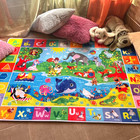 Baby Floor Play Mat     Super Soft Plush Surface Abc Rug For Toddlers   Infants     