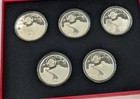 2020 China 1 Oz Pf-silver Moon Festival Panda 5 Coin Legacy Set-0119 3000 