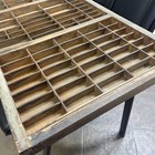 Antique Hamilton Printer s Drawer Letterpress Type Case Shadowbox Free-freight  