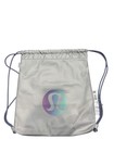 Lululemon   pride Lightweight Gym Sack Drawstring 13l Silver Multi Color Logo Nwt