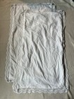 Threshold Studio Mcgee Textured Cotton  Lace Trimmed Shams  2 King  White