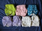 Alva Baby Lot Of 7 Reusable Cloth Diapers