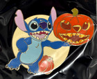 Da 2004 Disney Auctions Stitch Jack-o-lantern Pumpkin Halloween Pin Le 500 Card