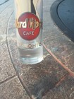 Hard Rock St  Thomas Large Shot Glass 7 5  Tall Guitar Love All Serve All 