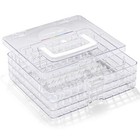  36 Markers Acrylic Marker Organizer  Portable 3-layer Transparent Storage 