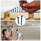 60pcs  10    4 Inch High Hardness Drywall Screws Black Coarse Thread Phillips    
