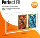 3 Card Display Case  35pt Magnetic Trading Card Holder  Clear
