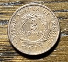 1868 Two Cent Piece 2c  Xf