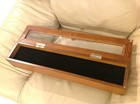 Vintage Wood And Glass Counter Display Case For War Metals Or Memorabilia 