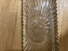 Vintage Small Cut Glass Jewelry Trinket Tray