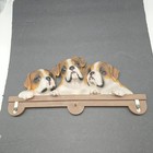 English Bull Dog Memo And Key Holder Vintage 12  X 6 