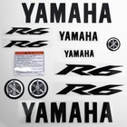 Full Sticker emblem Decal Fairing fender Sticker Kit Yamaha Yzf-r6 Black chrome