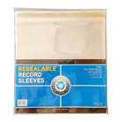 100 Vinyl Record Sleeves Resealable Flap Plastic Outer 33 Rpm Lp Cover Album Bag