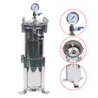 304 Stainless Steel Bag Filter Housing Sock Filter 150 Psi In out  4 Bag W  Mesh