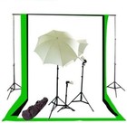 Cowboystudio Complete Photography video Studio Triple Light Kit With Lighing Kit
