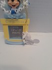 Disney Park Baby Mickey Mouse Baby s First Christmas Photo Frame Ornament New