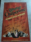 The Drowsy Chaperone Cast Signed Broadway Window Card poster  Sutton Foster