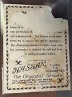 1910 Hassan Cigarette Card Indian Life In The 60s Lassoing Buffalo Calf