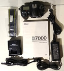 Nikon D7000 Dslr Camera Body W  Strap - User Manual - Chargers Mh-25   Eh-5b