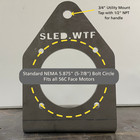 Universal Nema 56c Motor Mount Bracket   Heavy Duty Baseless Stand   Test Rig