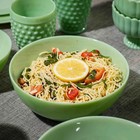 Round Bowl 32oz   Jadeite Green Glass   Tablecraft