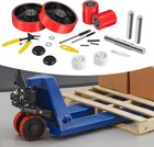 Pallet Jack Wheels Kit For Most Hand Pallet Jacks W  Steering Wheels 7 x 2  Pair