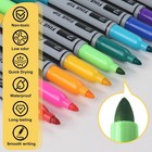 12 Permanent Markers - Assorted Colors Drawing Marker Pens Set  Waterproof Quick