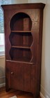 Antique Solid Wood Corner Cupboard 