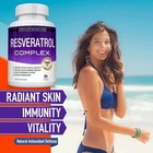 Resveratrol Supplement 1800mg Antioxidant Complex 90 Capsules Men Women