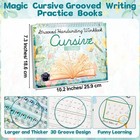 4 Pack Grooved Cursive Handwriting Workbook Kit Magic Reusable Grooved Handwr   