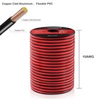 10 Gauge Wire 100ft  2 Conductors Electrical Wire Red Black Cable  Flexible 