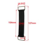 127mm Rubber Battery Strap Belt For Atv Quad Go Kart Pit Dirt Bike Motorcycle