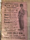 Vintage Black Americana Dance Announcement 1939-1940