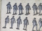 Lot Of 28 Vintage Marx French Marching Soldiers   Officer 1 32 Scale Lot O