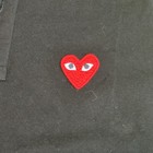 Comme Des Garcons Play Polo Shirt Mens Medium Heart Short Sleeve Japan